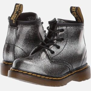 Dr. Martens Kids Silver Boots